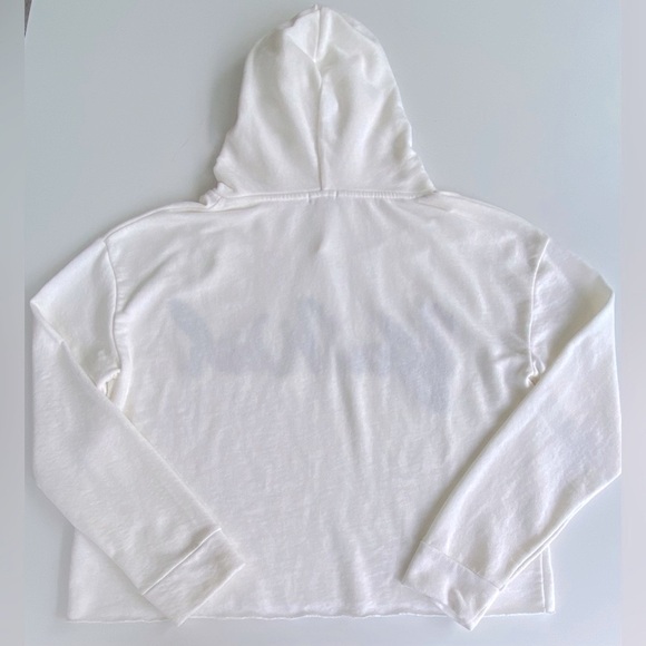 Juicy Couture Long Sleeve Cropped Hoodie, Pull-Over Hoodie You Wish Hoodie Sz XL - Picture 2 of 8